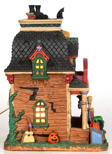 lemax-spooky-town-zelda-s-witch-wizard-supply-beleuchteter-hexenladen image 3
