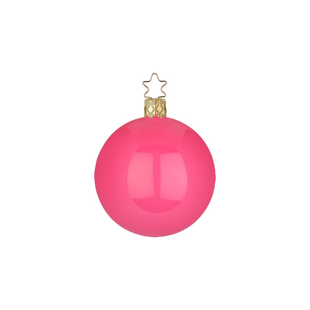 inge-glas-christbaumkugel-pink-emaille-10-cm image 1