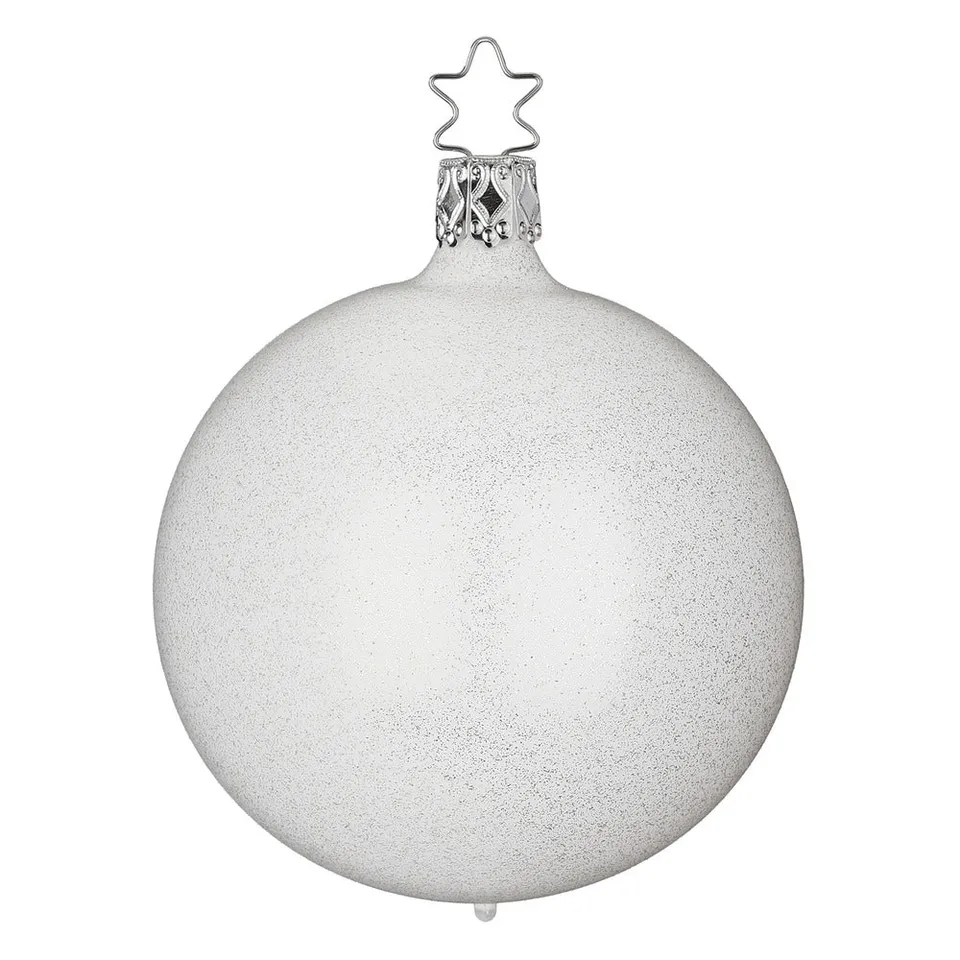 inge-glas-schneeschimmer-10-cm-christbaumkugel-glaskugel image 1