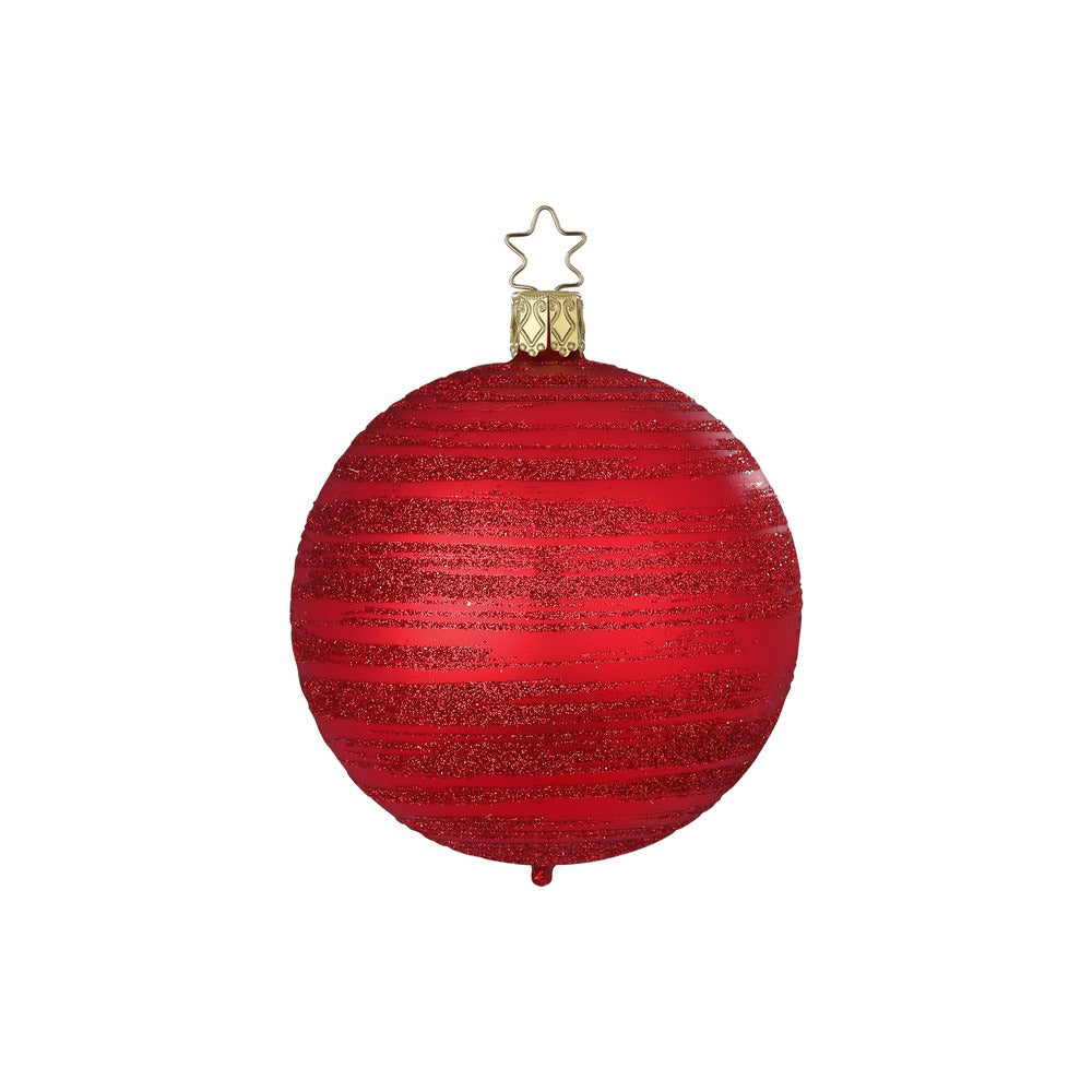 inge-glas-raureif-christbaumkugel-6-cm-rot image 1