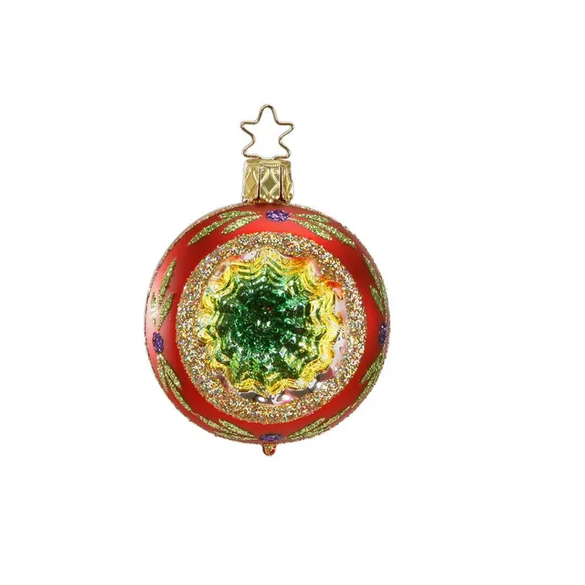 inge-glas-funkelnder-reflex-christbaumkugel-rot-6-cm image 1