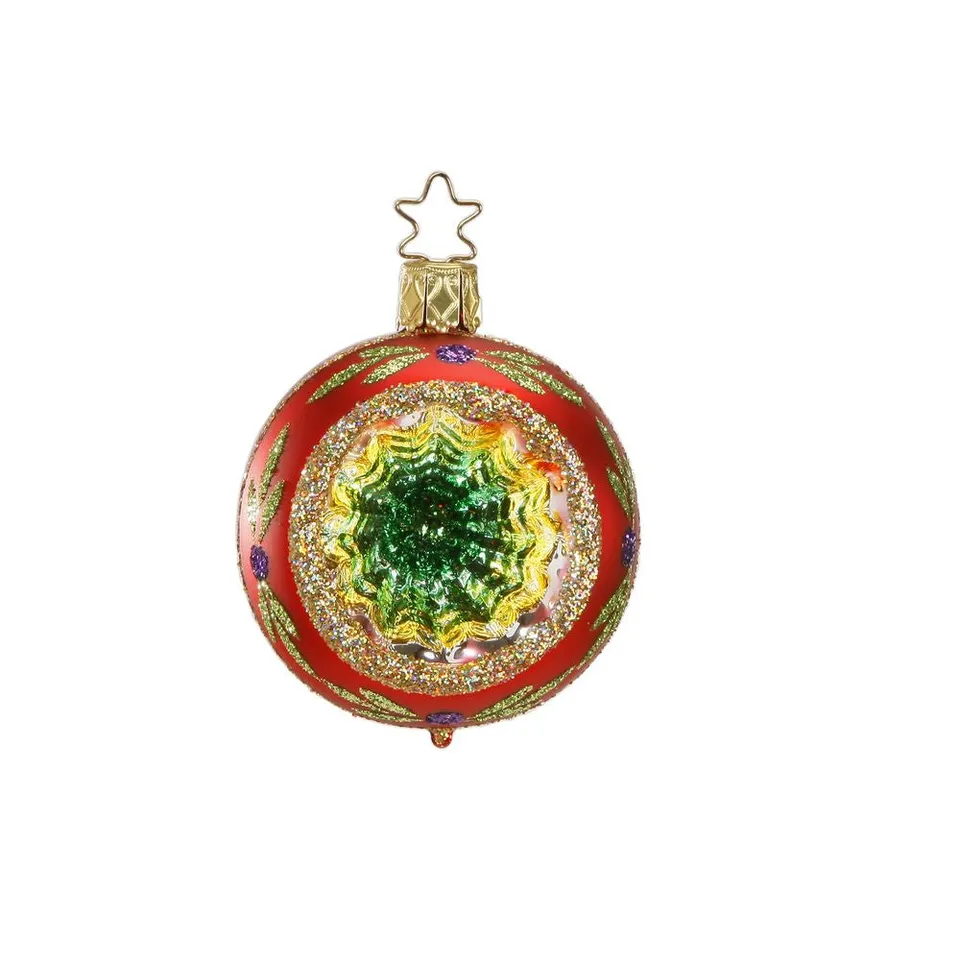 inge-glas-funkelnder-reflex-christbaumkugel-rot-6-cm image 1