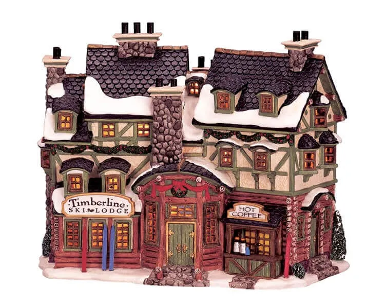lemax-timberline-ski-lodge-beleuchtetes-winterhaus image 1