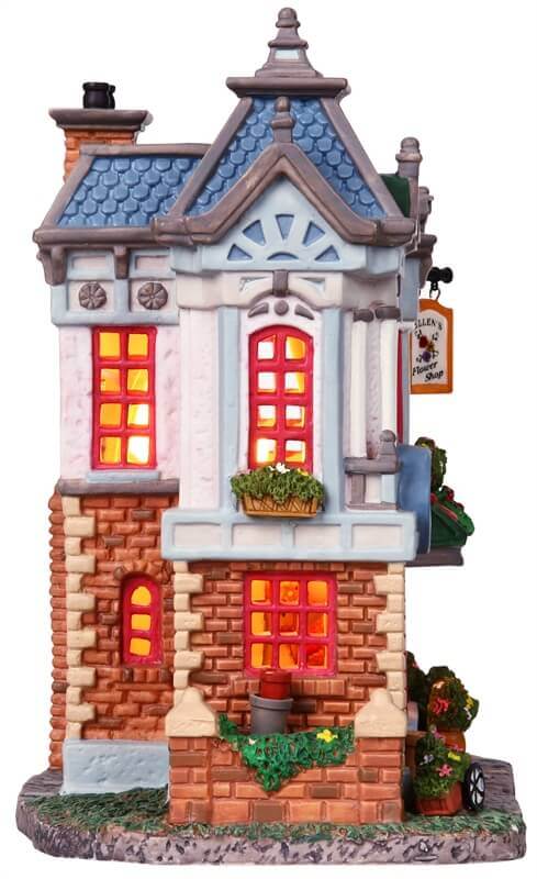 lemax-ellen-s-flower-shop-miniatur-geb-ude-weihnachtsdorf image 3