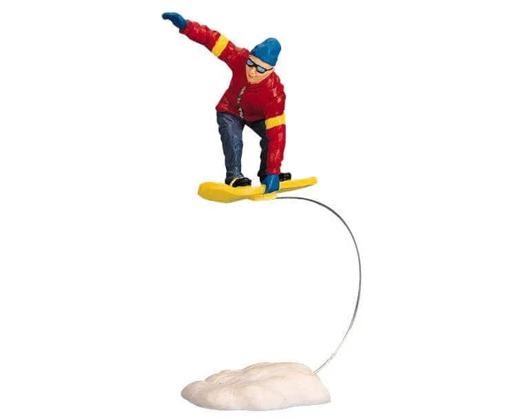 lemax-snowboarding-fun-winter-figur-miniatur image 1
