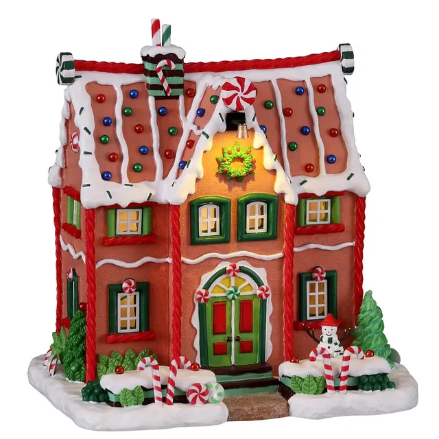 lemax-peppermint-house-beleuchtetes-lebkuchenhaus-sugar-n-spice image 1