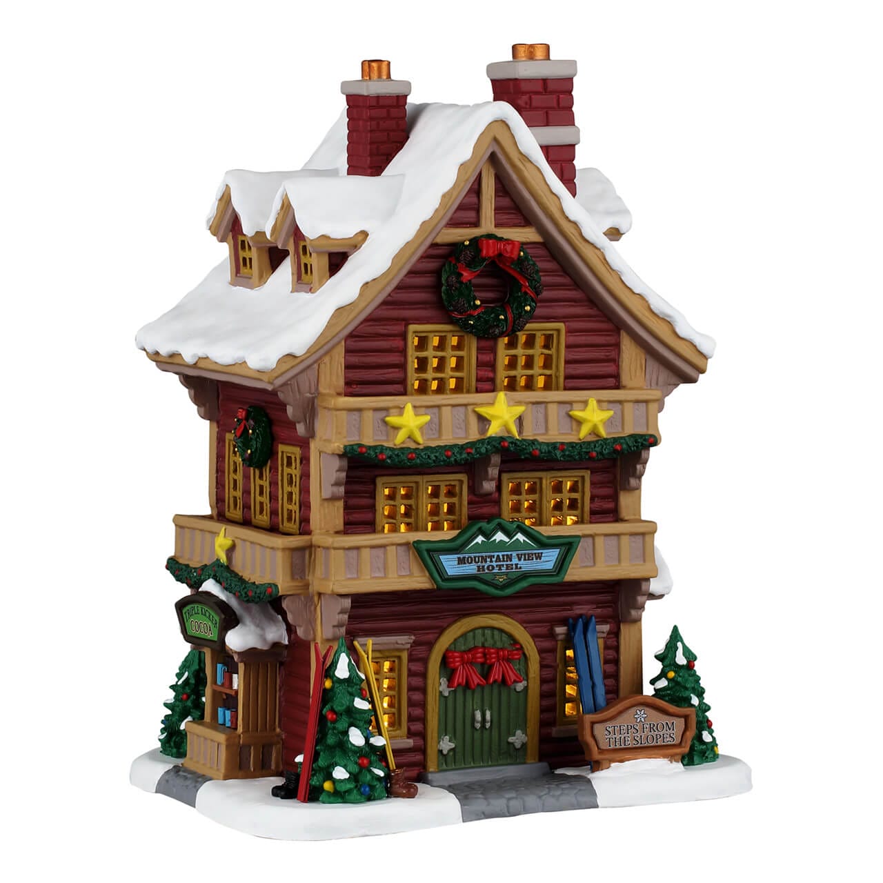 lemax-mountain-view-hotel-vail-village-miniaturhaus image 1