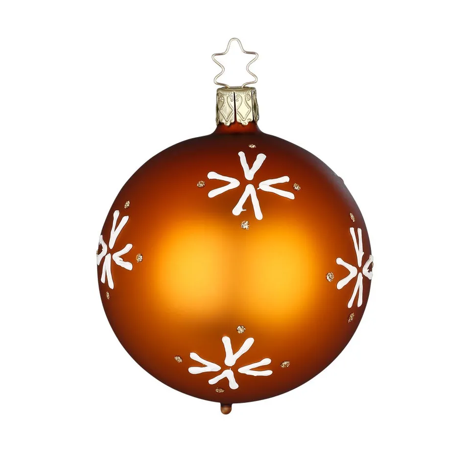 inge-glas-kuschelzeit-christbaumkugel-8-cm-braun image 1