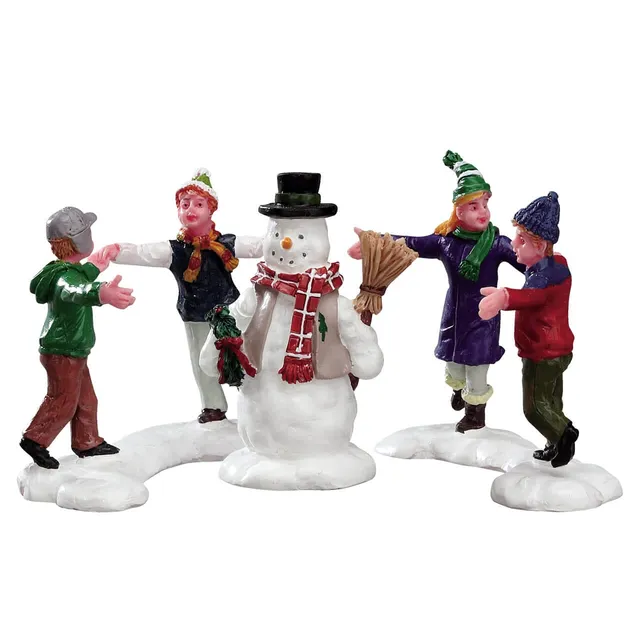lemax-ring-around-the-snowman-3er-figuren-set image 1