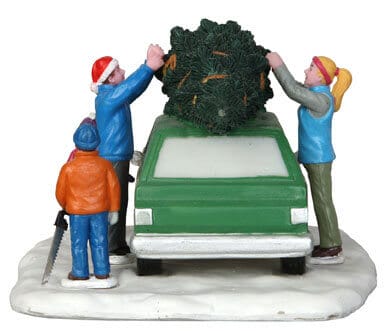 lemax-christmas-tree-transport-miniaturfahrzeug-weihnachtsbaum-transport image 2