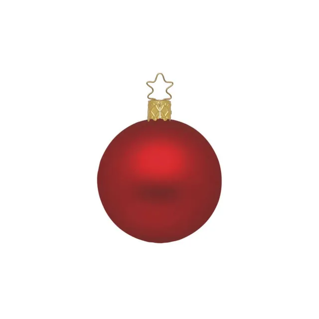 inge-glas-christbaumkugel-ochsenblut-matt-10-cm image 1