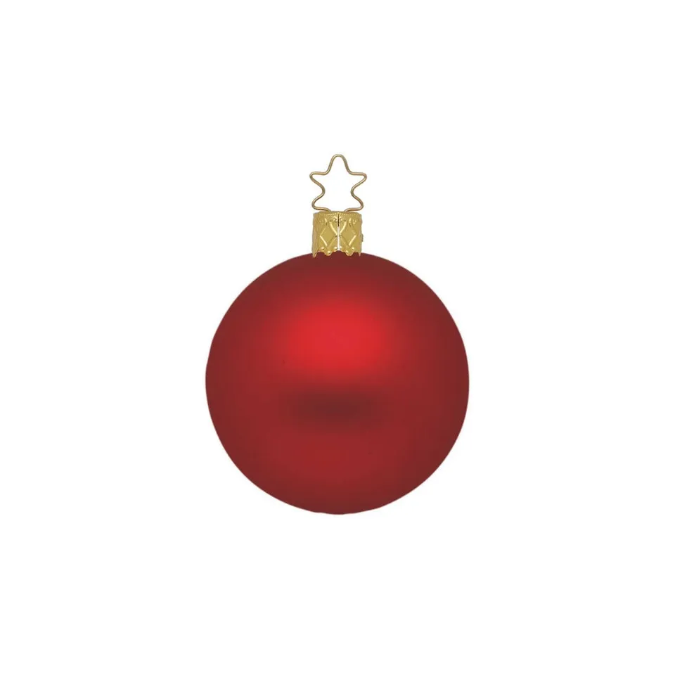inge-glas-christbaumkugel-ochsenblut-matt-10-cm image 1