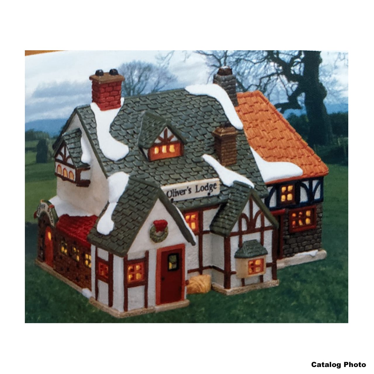 lemax-oliver-s-lodge-weihnachtsdorf-haus image 1