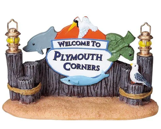 lemax-plymouth-welcome-miniaturfigur image 1