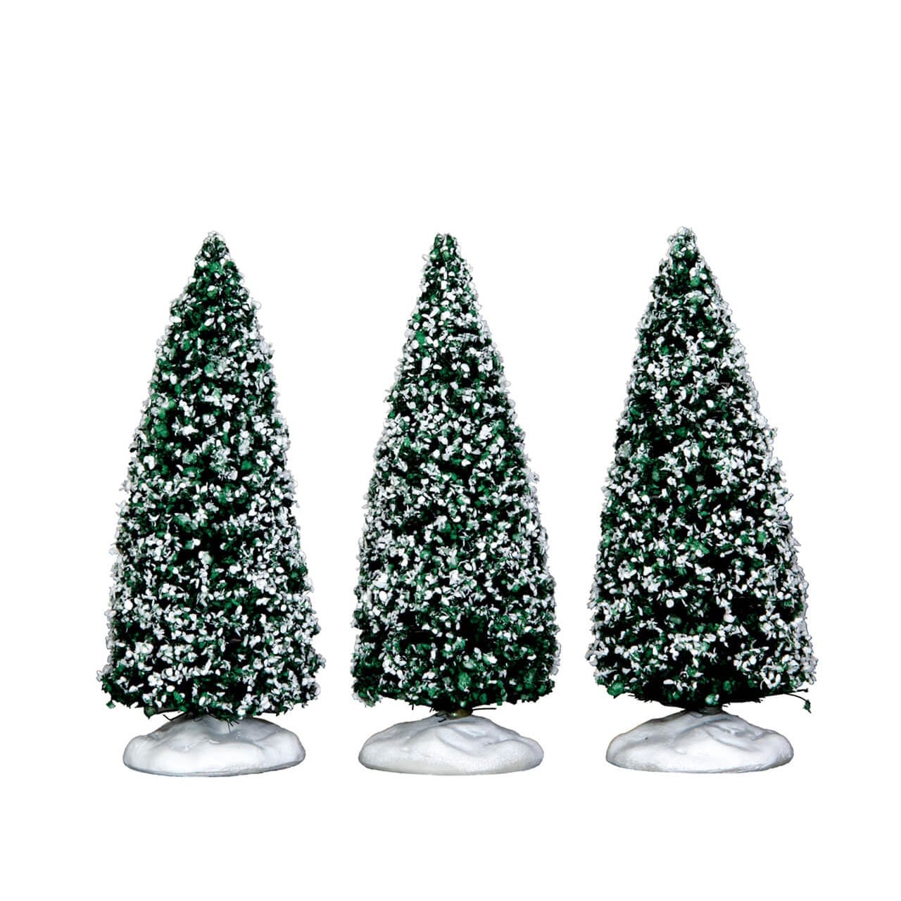 lemax-snowy-juniper-tree-klein-3er-set image 1