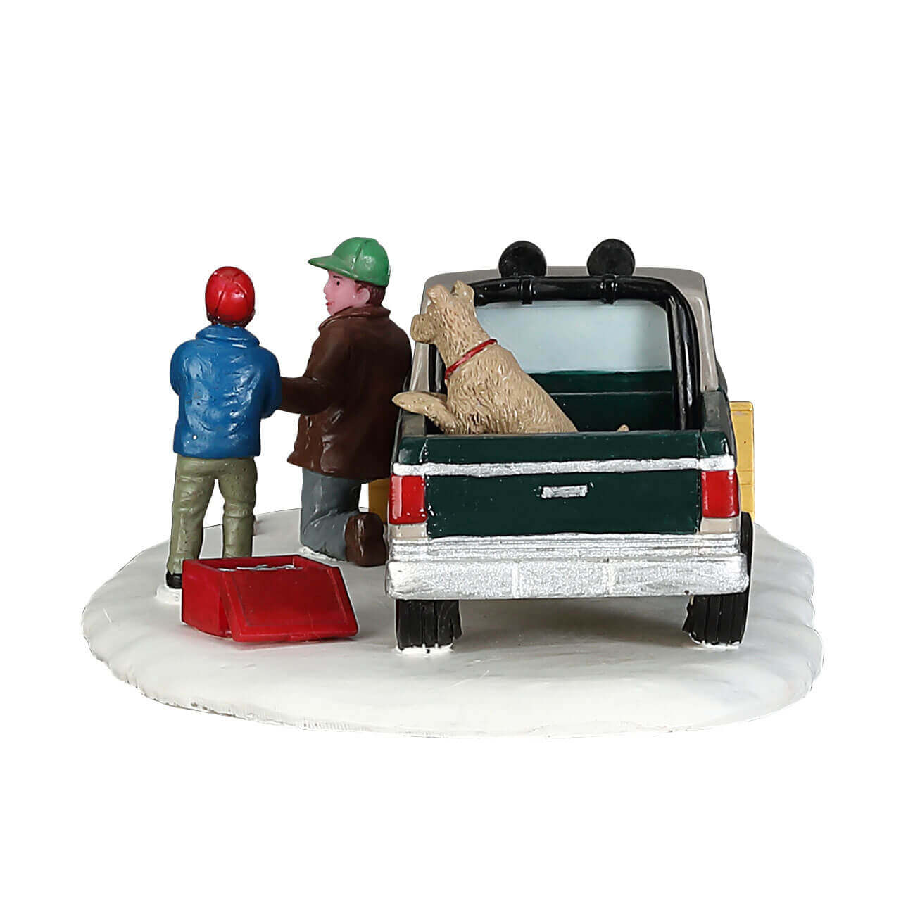 lemax-snow-plow-set-up-winterliche-szene-mit-schneepflug-f-r-lemax-d-rfer image 2