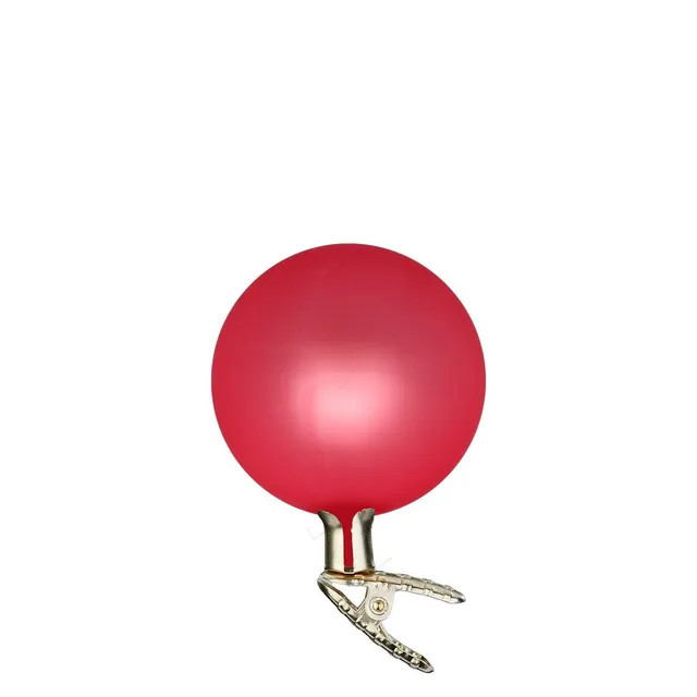 inge-glas-kugeln-auf-clip-christbaumkugel-10-cm-pfingstrose-matt image 1