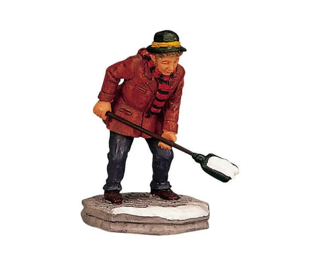 lemax-shoveling-snow-winterfigur image 1