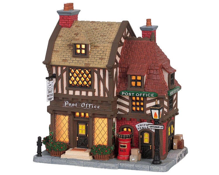 lemax-tudor-post-office-holidays-miniatur-postamt image 1