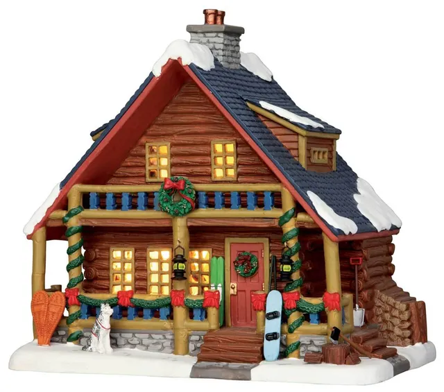 lemax-parker-s-cabin-beleuchtete-waldh-tte-miniaturhaus image 1