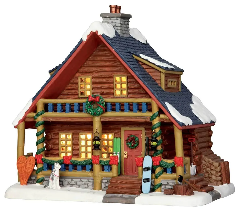 lemax-parker-s-cabin-beleuchtete-waldh-tte-miniaturhaus image 1