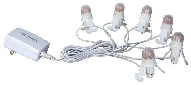 lemax-six-led-light-cord-6-fach-led-lichterkette-61-cm-abstand image 1