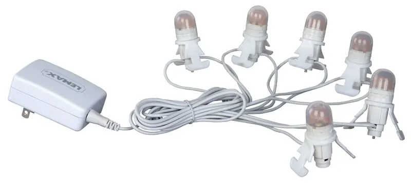 lemax-six-led-light-cord-6-fach-led-lichterkette-61-cm-abstand image 1