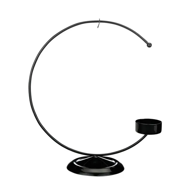 inge-glas-ornamentst-nder-pr-sentationsst-nder-schwarz-20-cm image 1