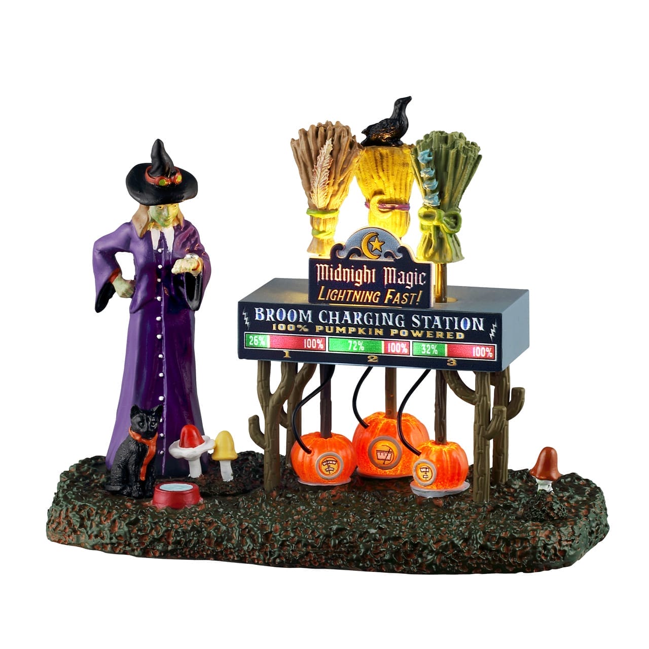 lemax-broom-charging-station-halloween-accessoire image 1