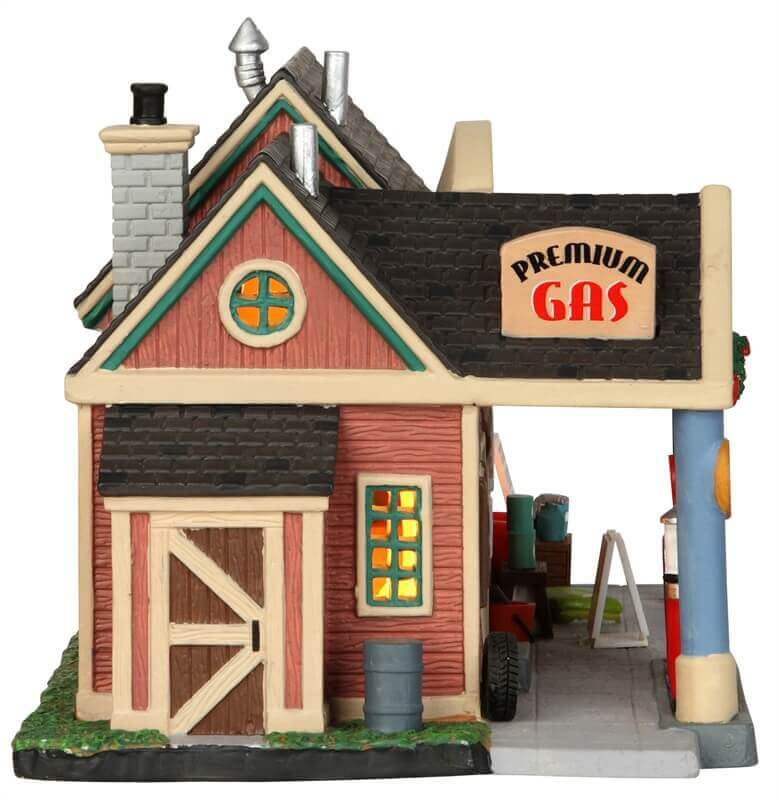 lemax-lou-s-garage-miniaturhaus-holidays-seasons image 2
