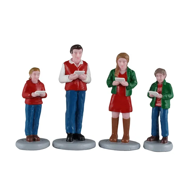 lemax-caroling-family-singende-familie-miniaturfiguren-set image 1