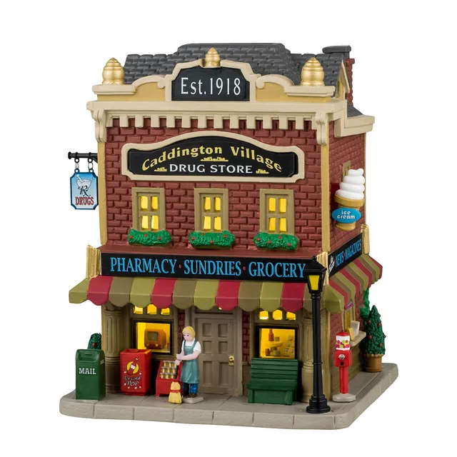 lemax-caddington-village-drug-store-beleuchtetes-haus image 1