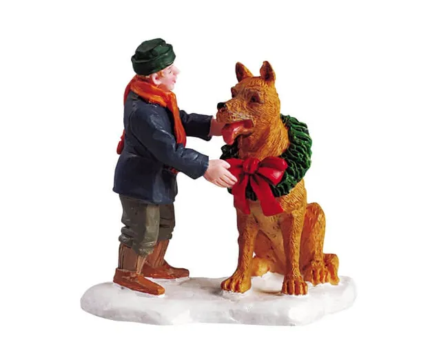 lemax-festive-fido-weihnachtsdorf-figur image 1