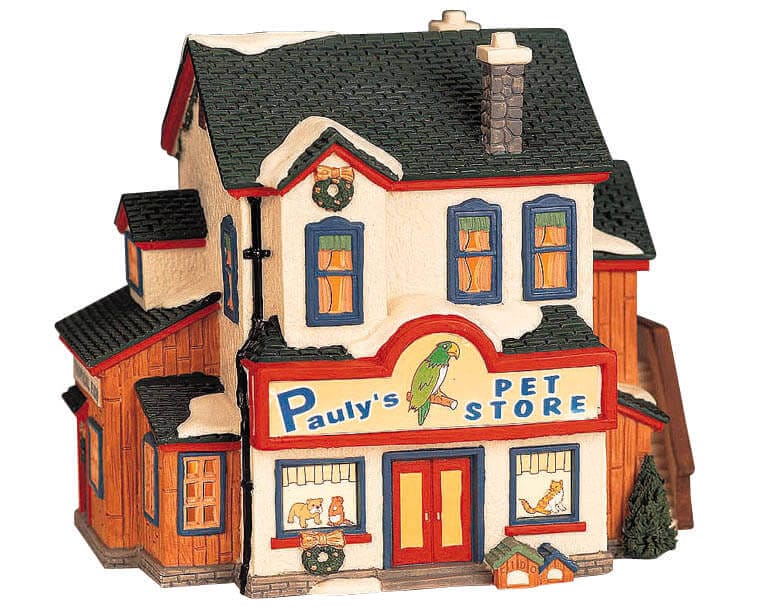 lemax-pauly-s-pet-store-beleuchtetes-miniatur-geb-ude image 1