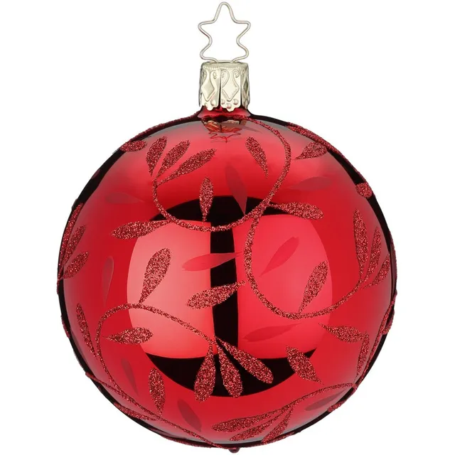 inge-glas-leichter-freudentanz-10-cm-christbaumkugel-rot image 1