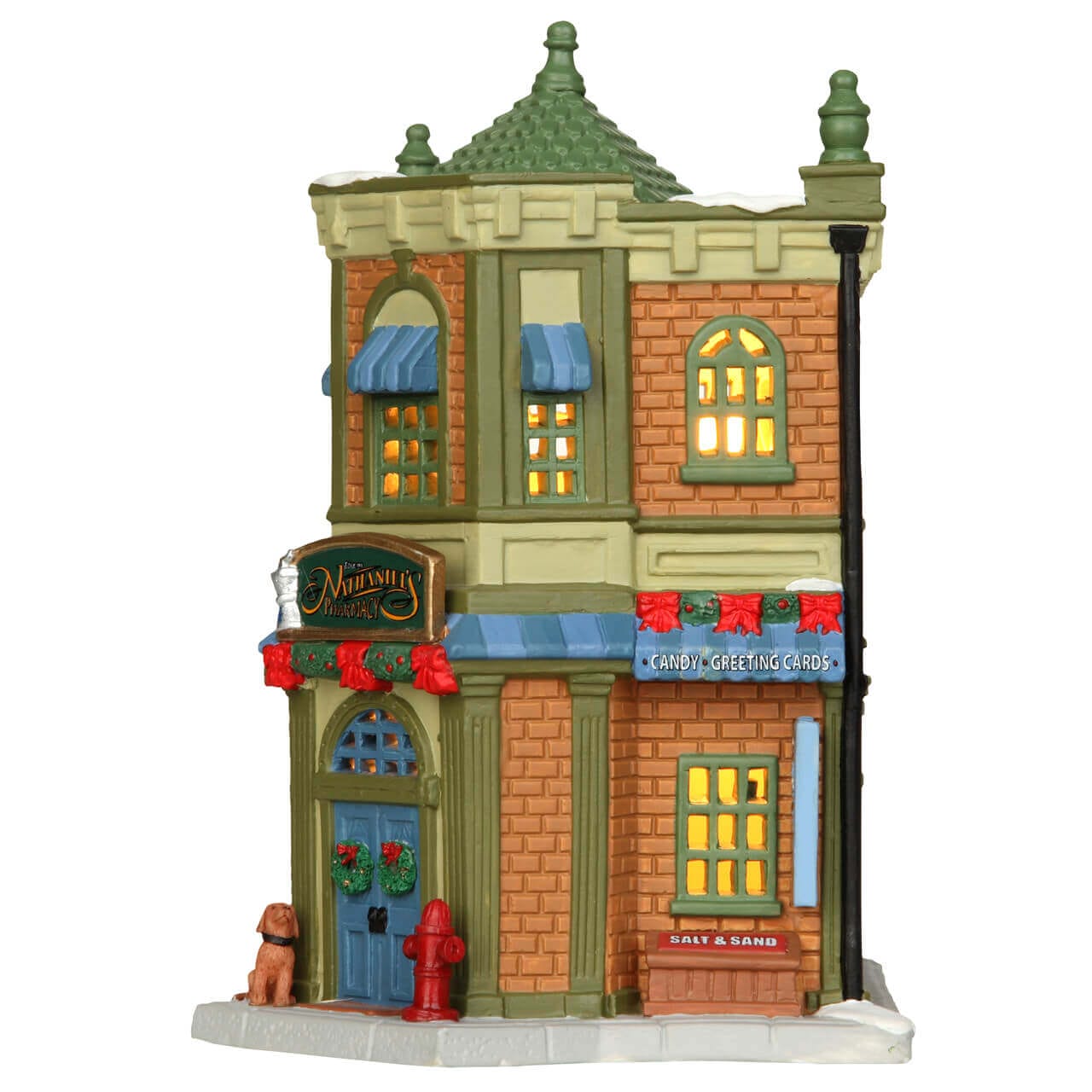 lemax-nathaniel-s-pharmacy-beleuchtetes-miniatur-apothekenhaus image 3