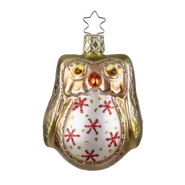 inge-glas-festliche-eule-7-5-cm-handgefertigte-glasfigur-f-r-weihnachtsbaum-und- image 1