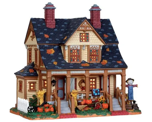 lemax-brickle-residence-beleuchtetes-miniatur-weihnachtshaus image 1