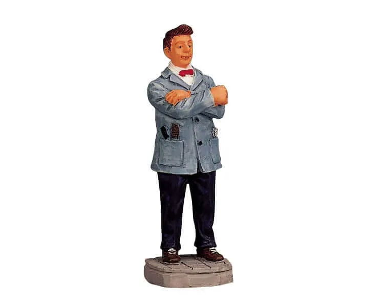 lemax-barber-friseur-miniaturfigur-weihnachtsdorf image 1