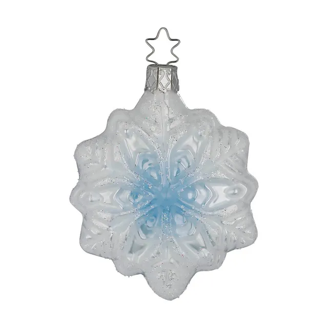inge-glas-eiskristall-9-cm-glas-christbaumkugel-wei image 1