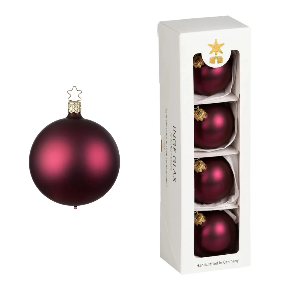 inge-glas-kugeln-rotwein-matt-christbaumkugel-glas-6-cm image 1