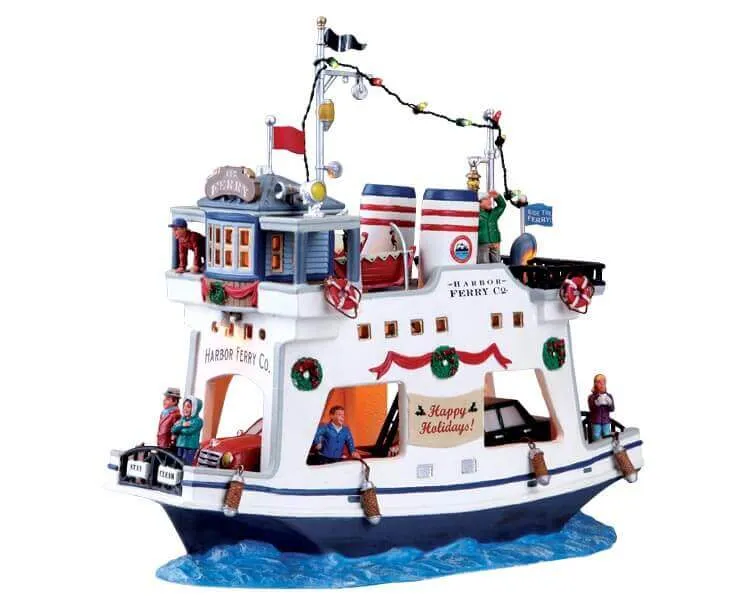lemax-harbor-ferry-co-miniatur-hafen-f-hre-beleuchtet image 1