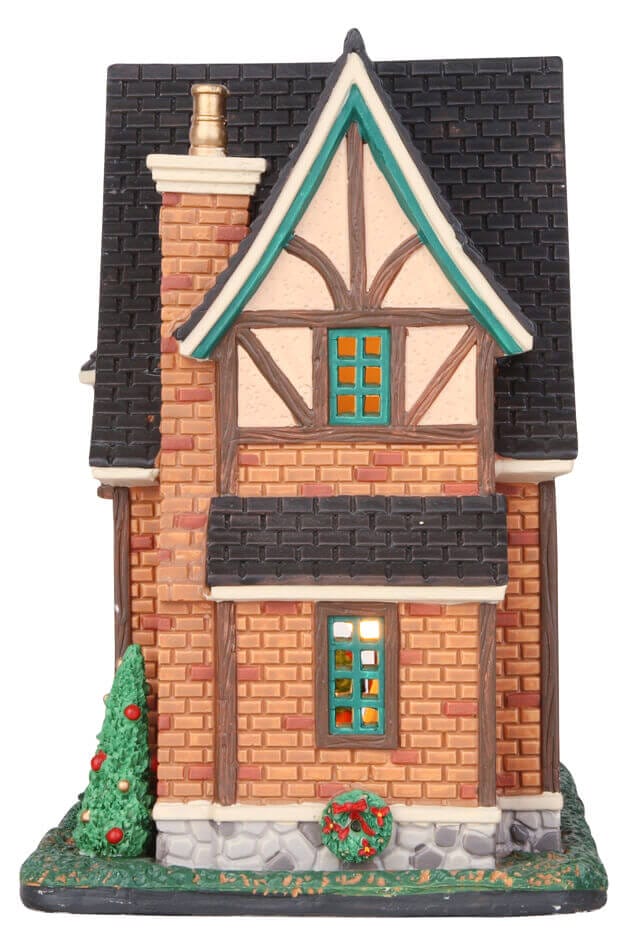 lemax-tudor-home-beleuchtetes-miniaturhaus-im-tudor-stil image 2