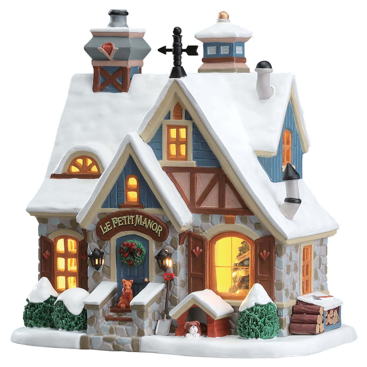 lemax-le-petit-manor-beleuchtetes-miniatur-herrenhaus image 4