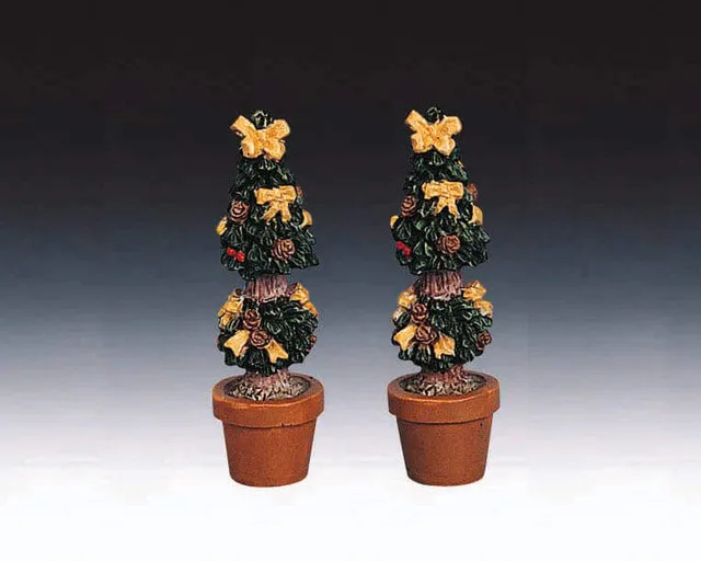 lemax-cone-shaped-topiaries-kegel-b-umchen-2er-set-deko image 1