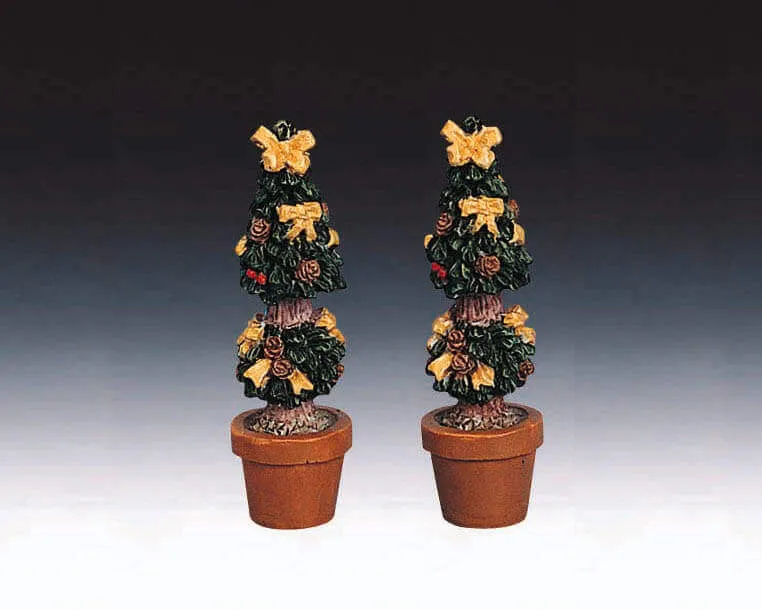 lemax-cone-shaped-topiaries-kegel-b-umchen-2er-set-deko image 1