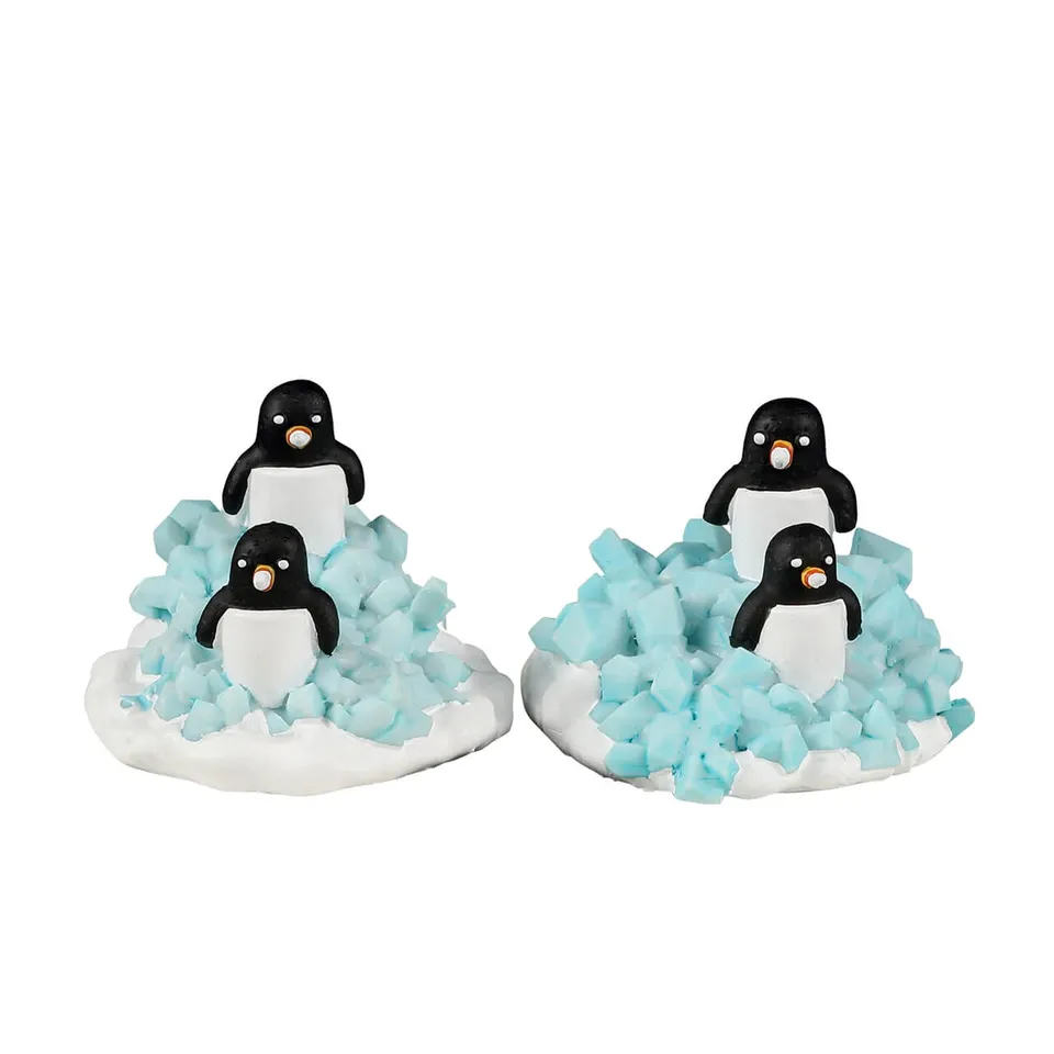 lemax-candy-penguin-colony-niedliche-pinguin-gruppe-f-r-weihnachtsd-rfer image 1