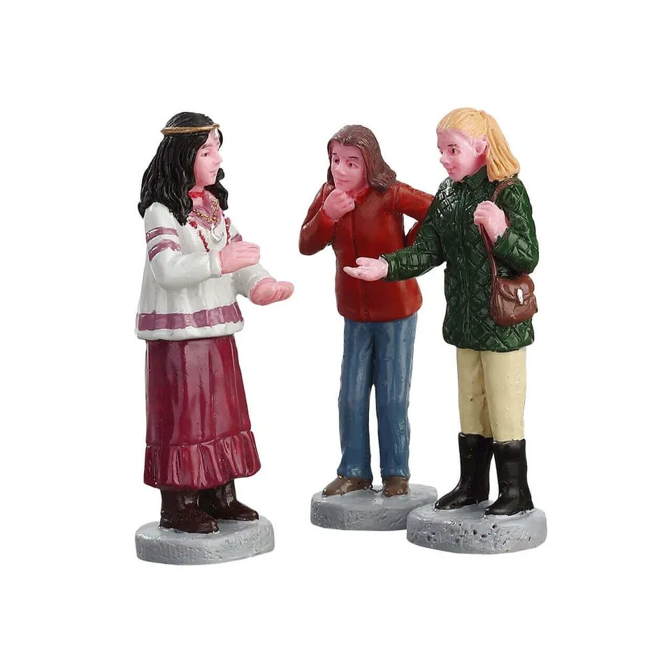 lemax-fortune-teller-set-of-3-miniaturfiguren-f-r-weihnachtsdorf image 1