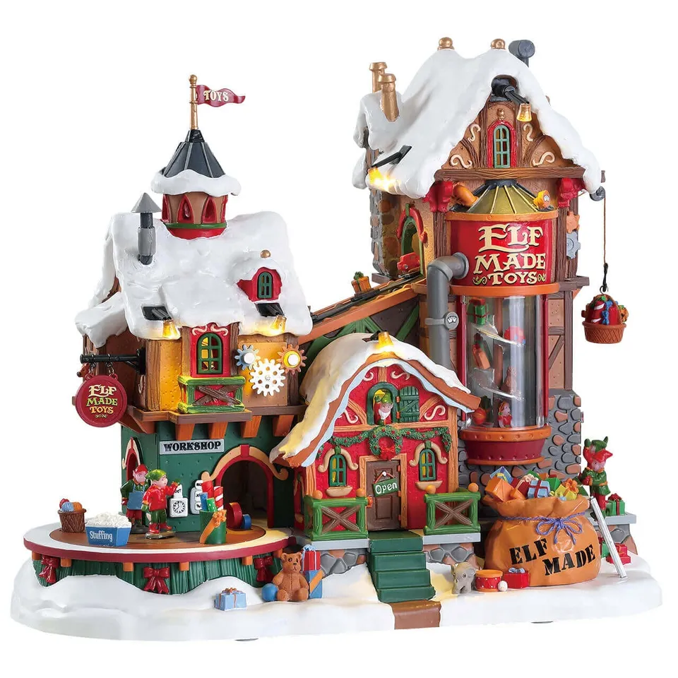 lemax-elf-made-toy-factory-sammler-geb-ude image 1