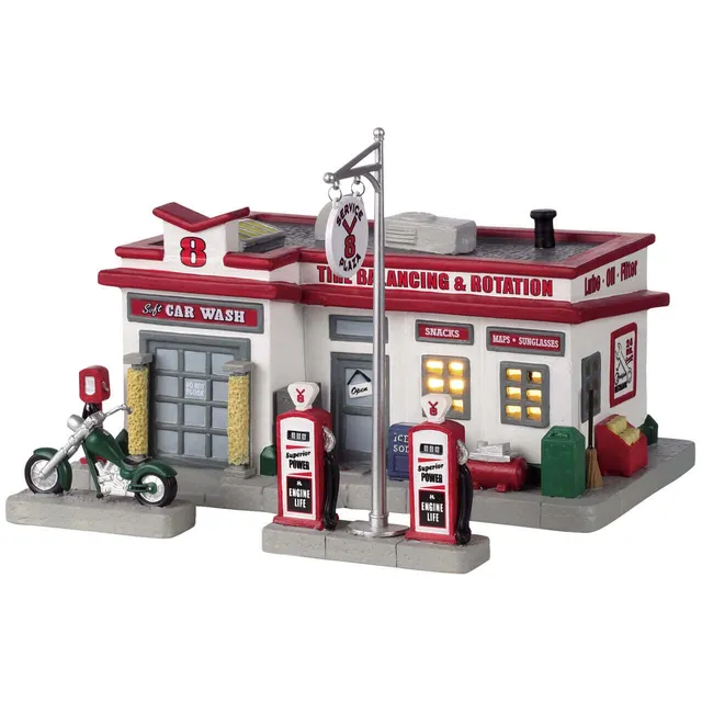 lemax-v8-service-plaza-miniatur-geb-ude-holidays-seasons image 1